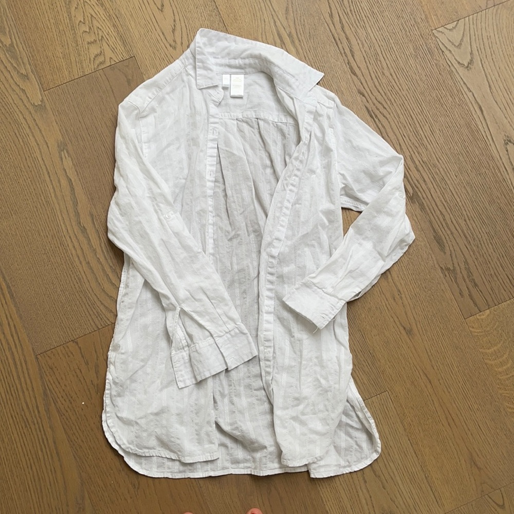 Button up long sleeve top